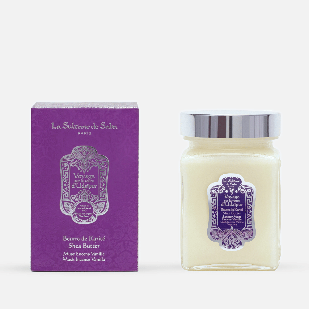 Денеге және шашқа арналған карит майы La Sultane de Saba Мускус, Ладан, Ваниль, 300 мл