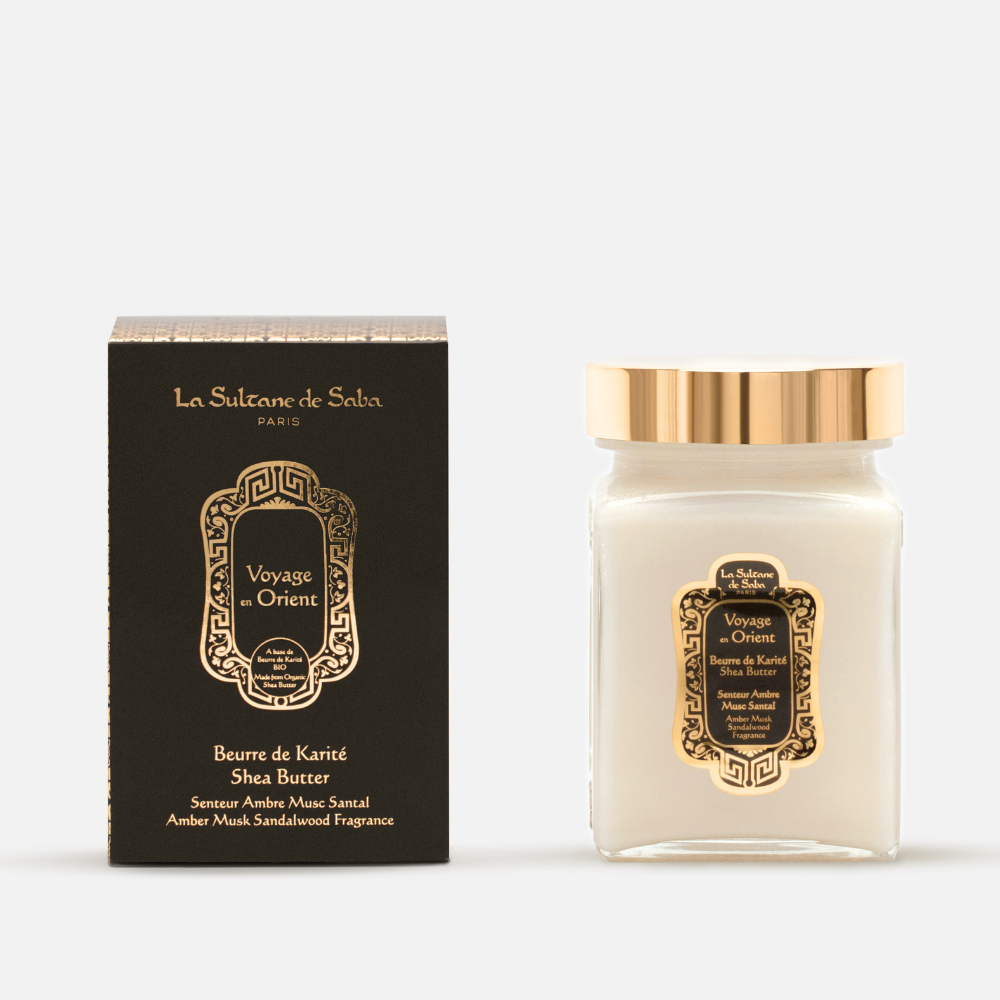 Масло карите для тела и волос La Sultane de Saba Амбра, Мускус, Сантал, 300 мл
