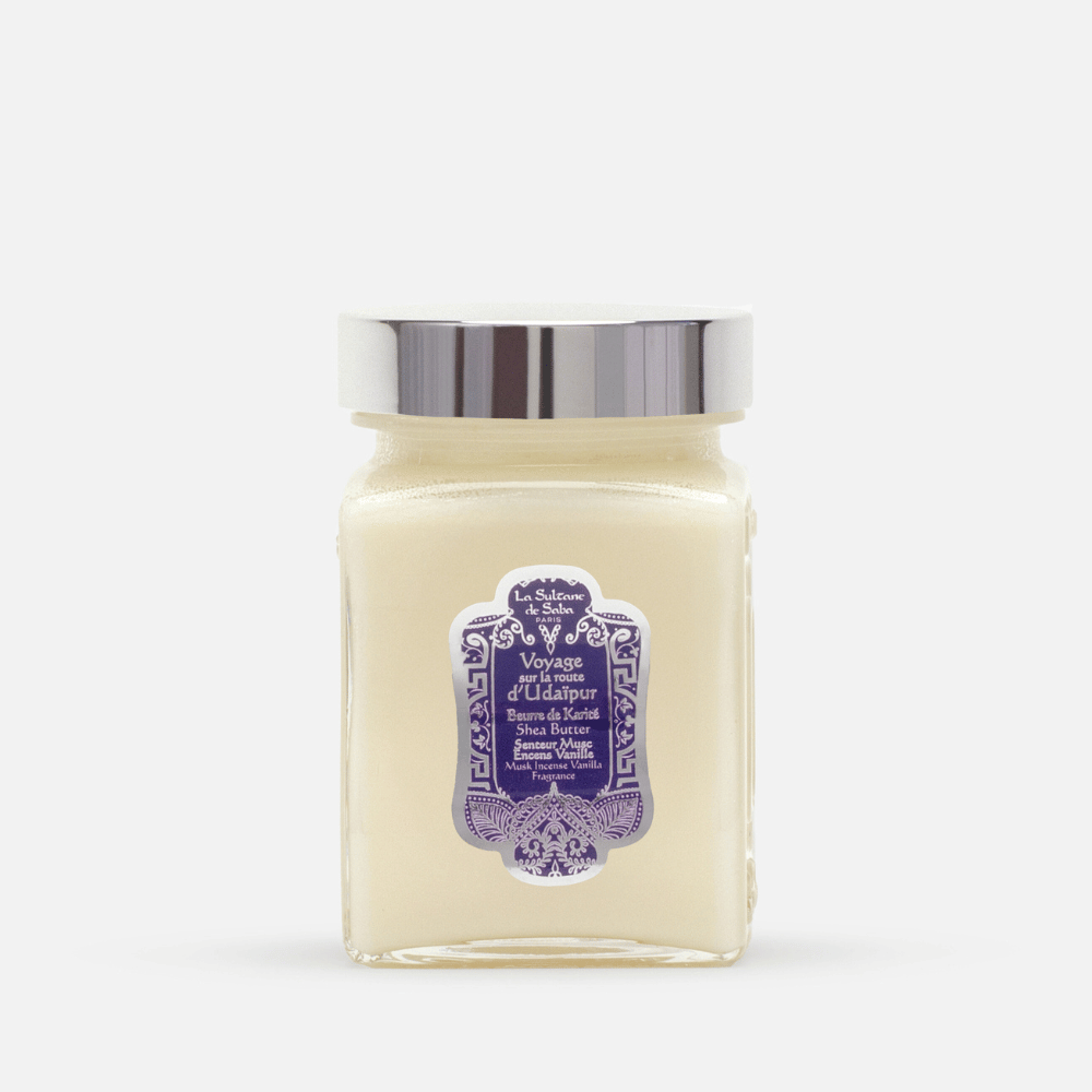 Денеге және шашқа арналған карит майы La Sultane de Saba Мускус, Ладан, Ваниль, 300 мл