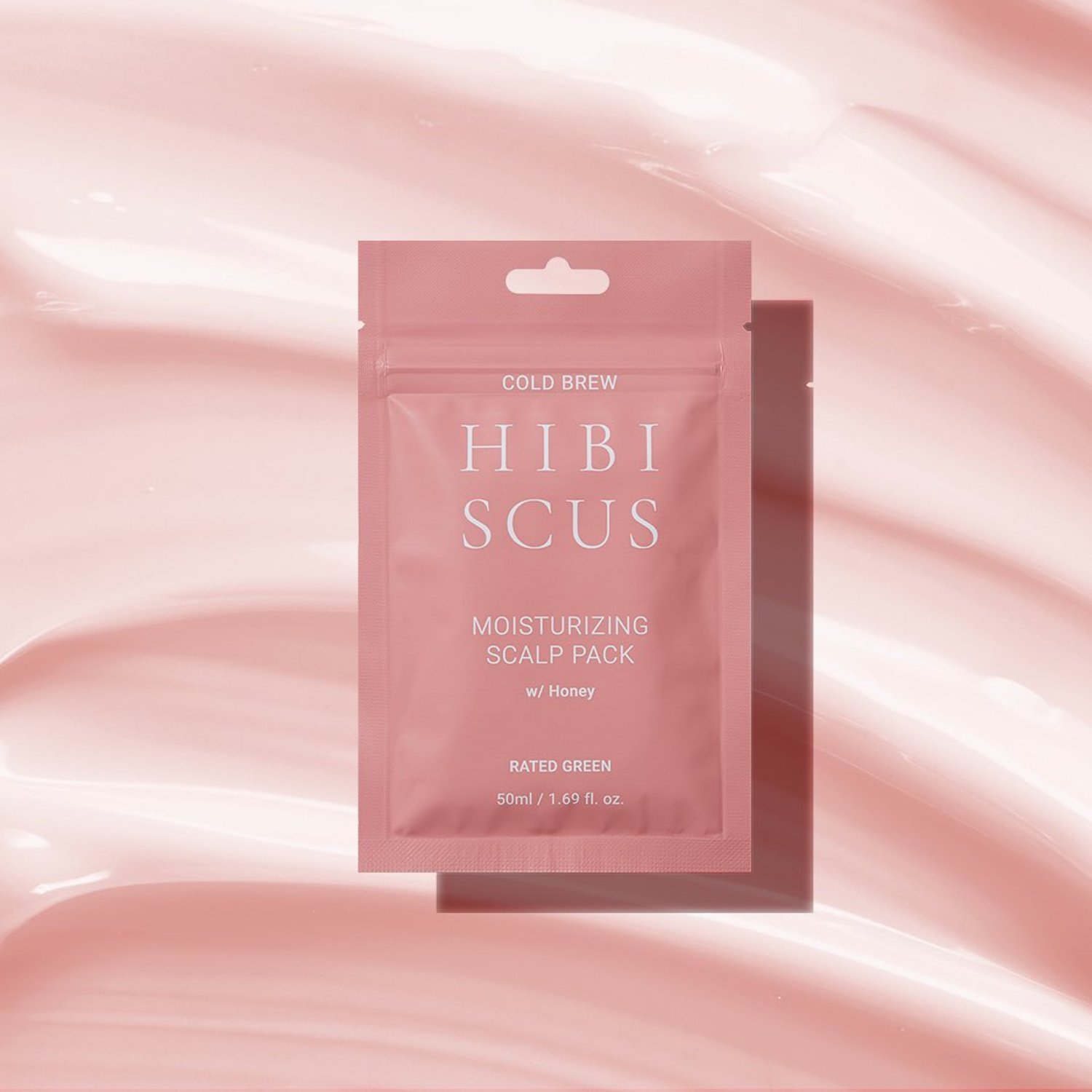 Гибискус шырыны қосылған RATED GREEN ылғалдандыратын бас терісі маскасы, 50 мл