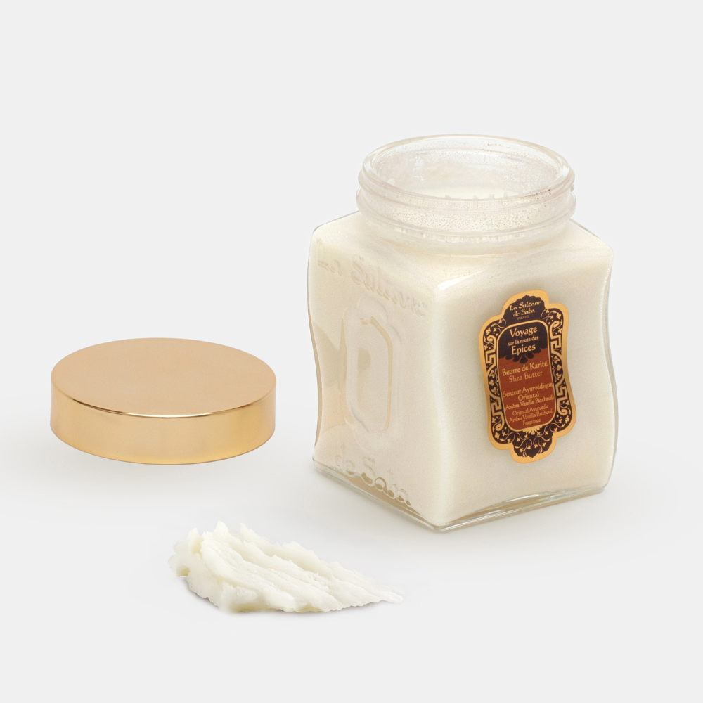 Масло карите для тела и волос La Sultane de Saba Амбра, Ваниль, Пачули, 300 мл