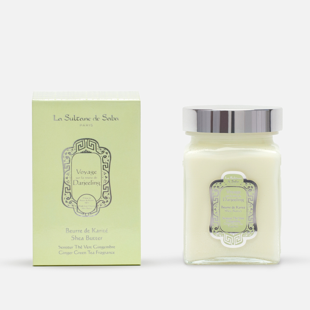 Масло карите для тела и волос La Sultane de Saba Зеленый чай и Имбирь, 300мл