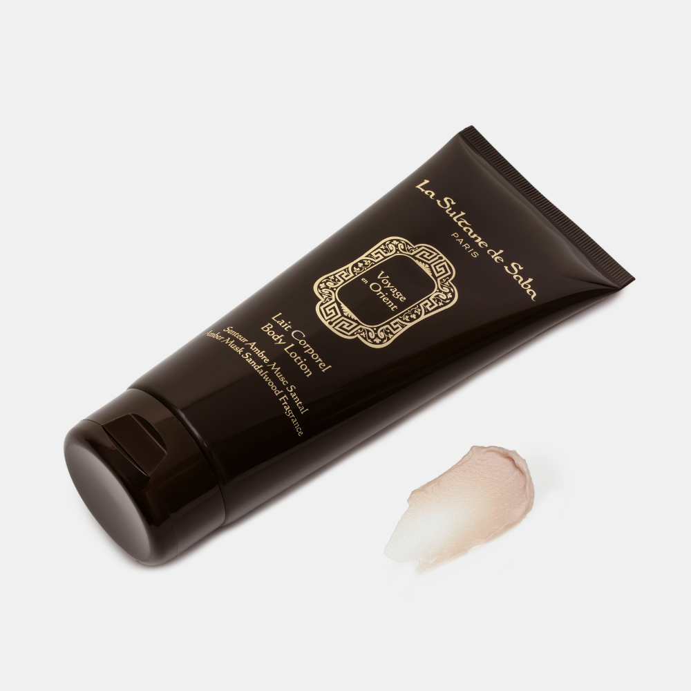 Денеге арналған лосьон La Sultane de Saba Амбра, Мускус және Сандал ағашы, 200 мл