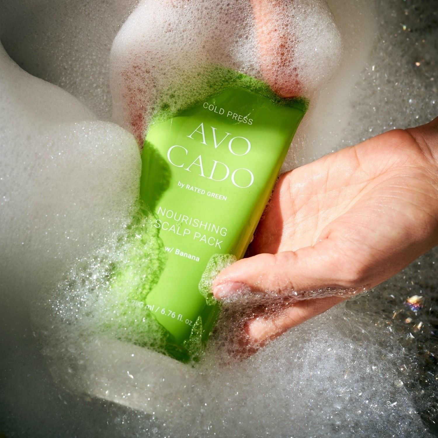 Питательная маска для кожи головы RATED GREEN с маслом авокадо и экстрактом банана AVOCADO, 200 мл