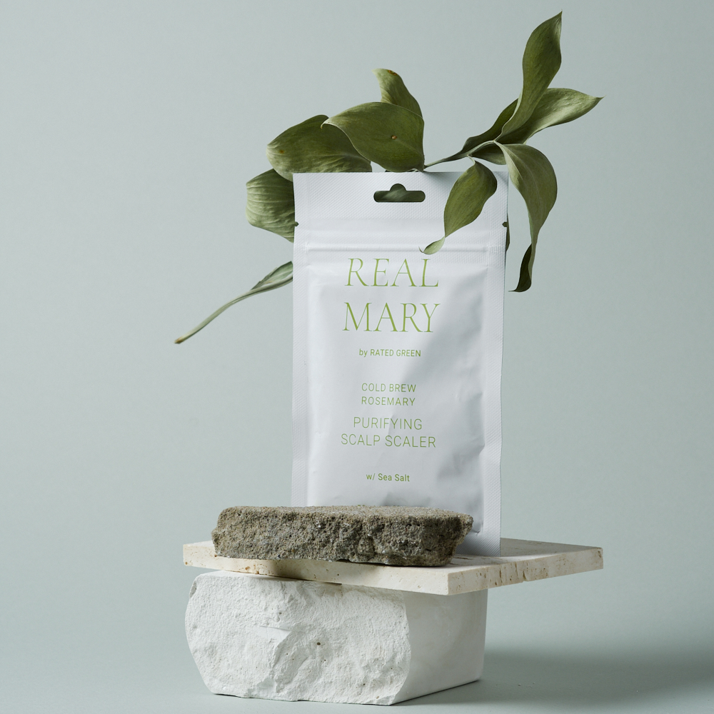 Очищающая и отшелушивающая маска для кожи головы RATED GREEN с соком розмарина REAL MARY, 200 мл